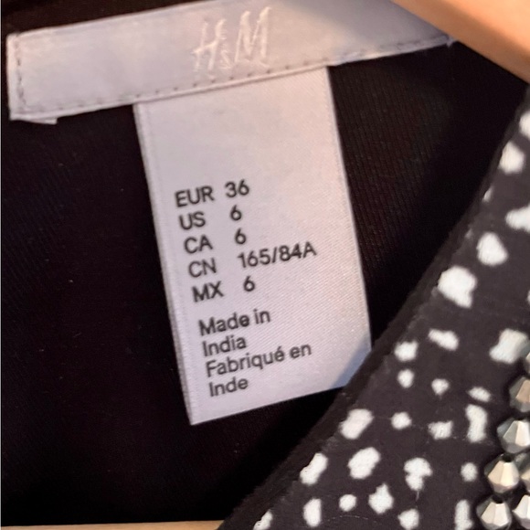 H&M Boho sleeveless sheath dress with beading XS - Picture 6 of 6